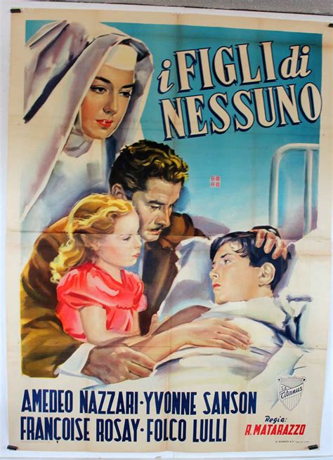 "I FIGLI DI NESSUNO" MOVIE POSTER - "HIJOS DE NADIE, LOS" MOVIE POSTER