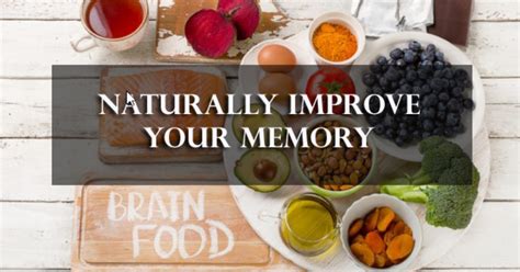 Improve Memory With Food Mind Memory Mastery