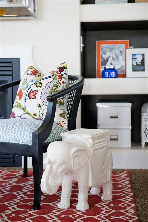 Modern Indian Inspiration Colourful Living Room Elephant Home Decor