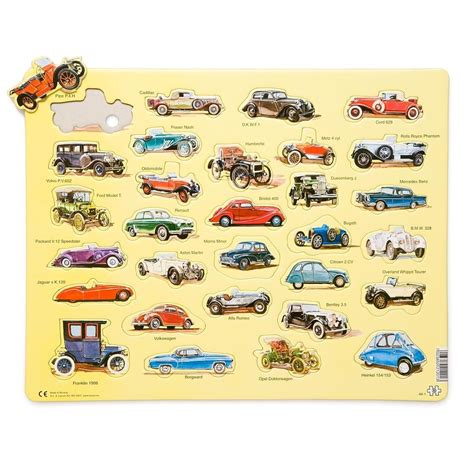 Vintage Car Puzzle Vintage Cars Large Puzzle Pieces Puzzle