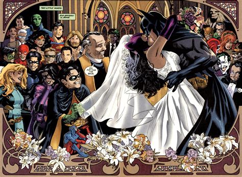 Scansdaily Batcat Wedding Batman And Catwoman Batman Wedding