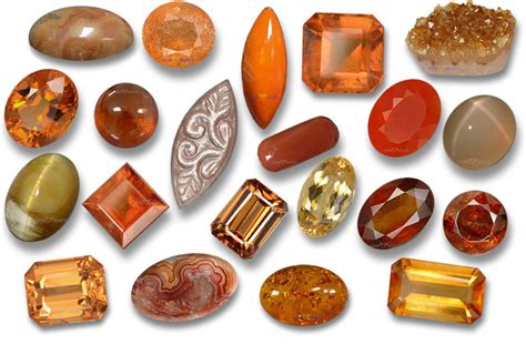 Orange Gemstones List Of Orange Gems Sorted By Type Gemselect
