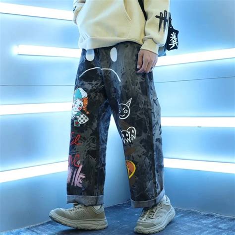 Eboy Pants Graffiti Cotton Vintage Harajuku In 2020 Japanese