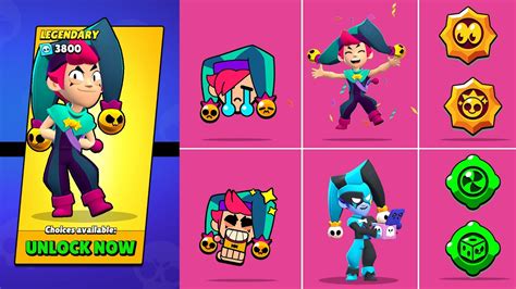 BRAWL STARS NEW LEGENDARY BRAWLER CHESTER PINS ANIMATIONS STAR