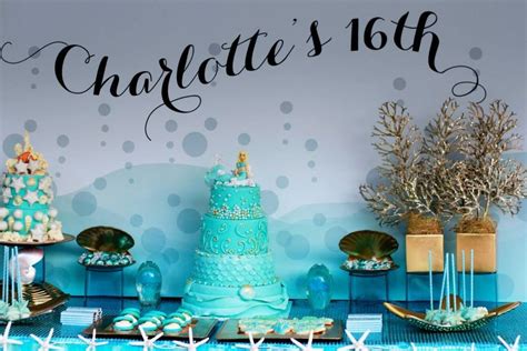 sweet 16 under the water theme under the sea party party decorations sweet 16 themes