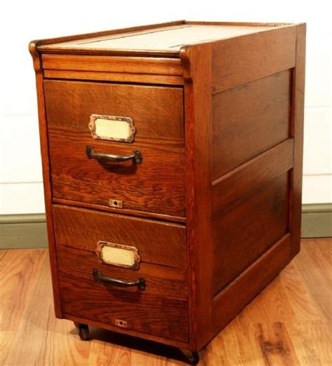 Us $995.00 used in business & industrial, office, office furniture. Antique Oak 2 Drawer Filing Cabinet | 129016 ...