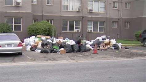 Trash Piles Up At Maryland Apartment Complex After Dumpsters Removed