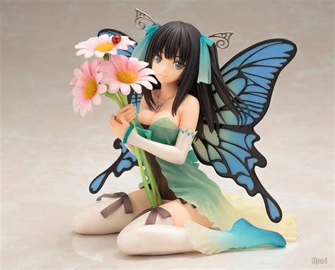 Four Leaves Daisy Butterfly Fairy Anime Figure Pvc Figure Collectible Model Toy 14cm Sexy Girl