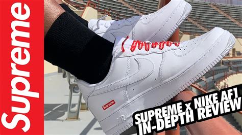 Supreme X Nike Af1 Ss20 In Depth Review Youtube