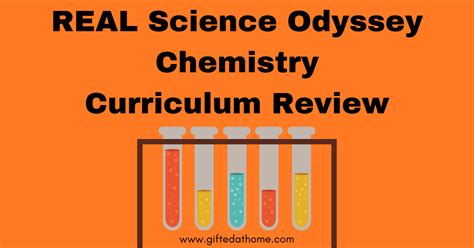 Real Science Odyssey Chemistry Curriculum Review Ted At Home