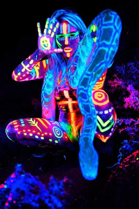 Glow in the dark paint is a fantastic way to add flair to any home or work of art. glowing in the dark dancers | Glow in the DARK/Neon ...