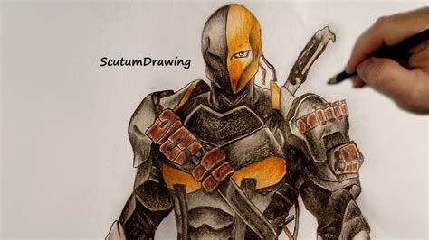 Deathstroke Speed Drawing How To Draw Dc Comics