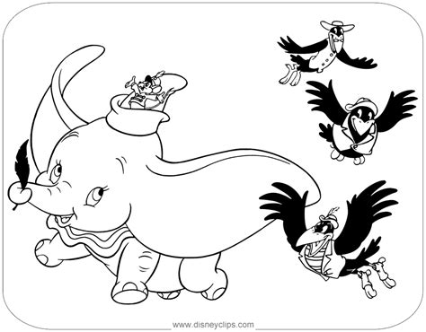 Dumbo Coloring Pages 2 Disneys World Of Wonders