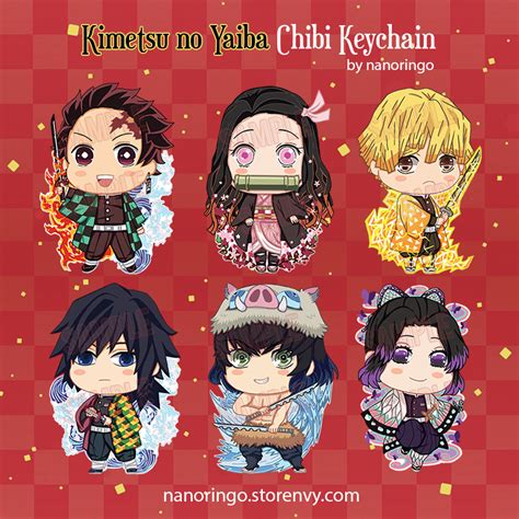 Kimetsu No Yaiba Chibi Keychain · Nanoringo Shop · Online Store Powered