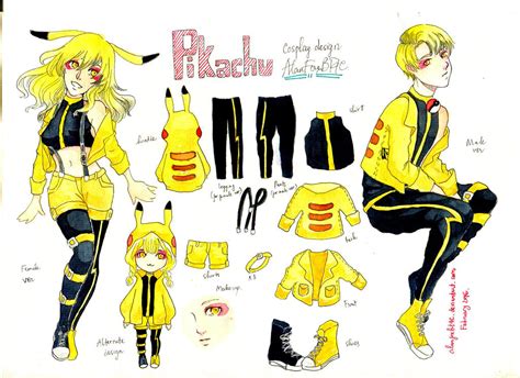 Pikachu Human Ver Cosplay Design By Alanfoxbt4c On Deviantart