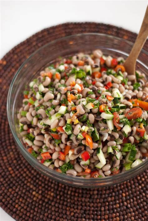 African Black Eyed Pea Salad Saladu Ñebbe