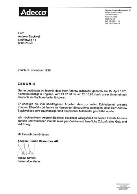 View More Letter Format To Germany Business Letter In German