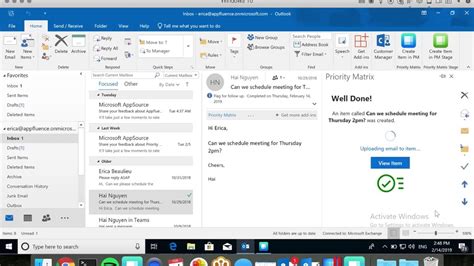 Outlook 365 Add In For Managing And Prioritizing Emails Priority