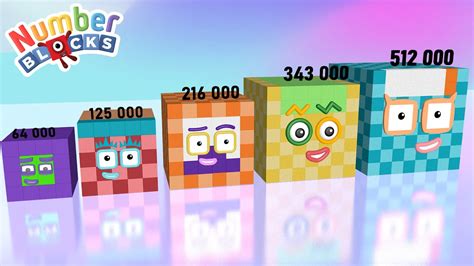 Numberblocks Super Cube Comparison 1 To 512 Vs 1000 To 512 000