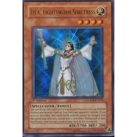 Lyla Lightsworn Sorceress Lodt En019 Ultra Rare 1st