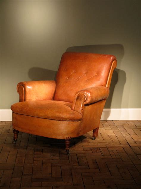 Settle into the moreno leather recliner armchair and you'll discover what blissful comfort really means. Circa 1910/1920s French Leather Armchair - Leather ...