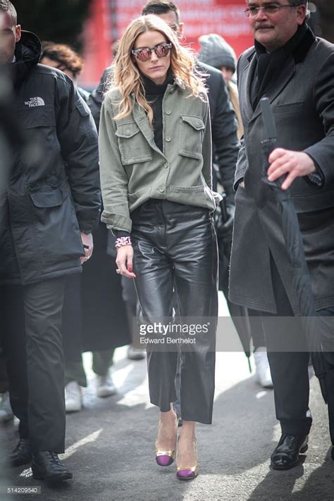 Olivia Palermo Is Seen After The Giambattista Valli Show During