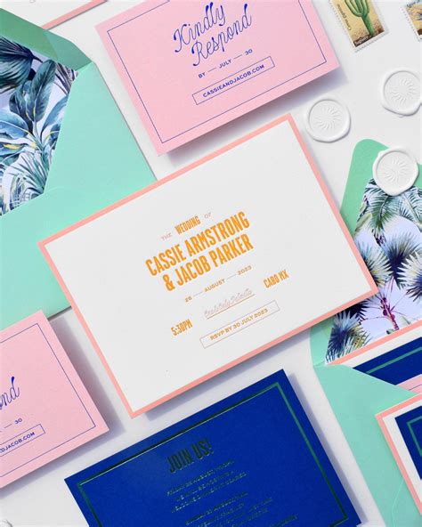 The Resort Collection — Nicety Studio Foil And Letterpress Wedding