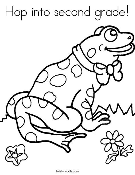 Our second grade coloring pages are as educational as they are fun. Hop into second grade Coloring Page - Twisty Noodle