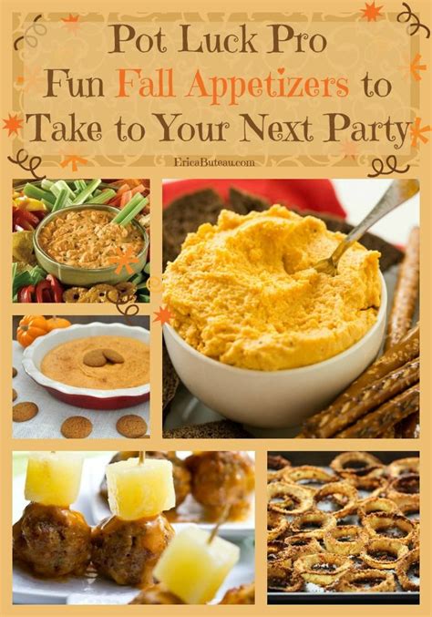 Fun Fall Appetizers To Take To Your Next Party Fall Appetizers Party