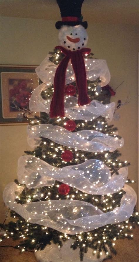 We wish you a merry christmas. Make a snowman out of a christmas tree! - Craft projects ...