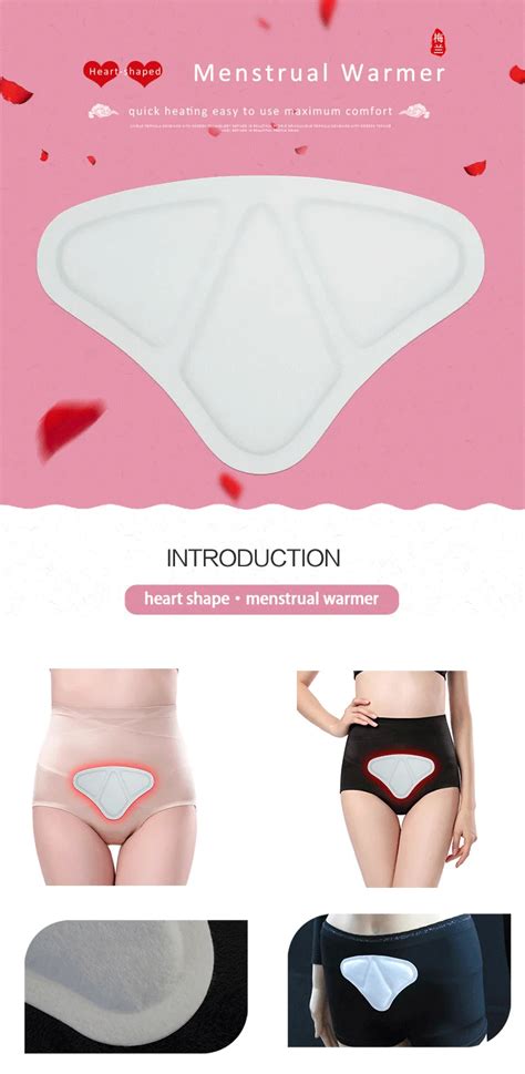 Custom Women Menstrual Cramp Relief Patch Heat Pack Period Menstrual Pain Relief Patch Buy