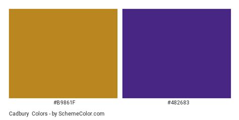 Cadbury Color Scheme Brand And Logo