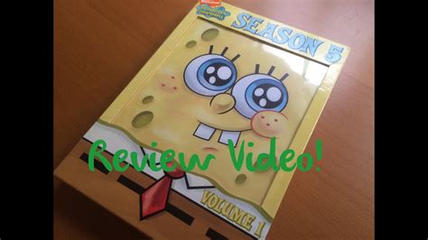 Spongebob Squarepants Season 5 Volume 1 Dvd