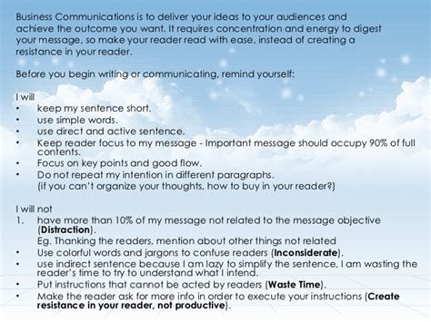 Whether you are emailing a colleague. 7 Principles of Communications