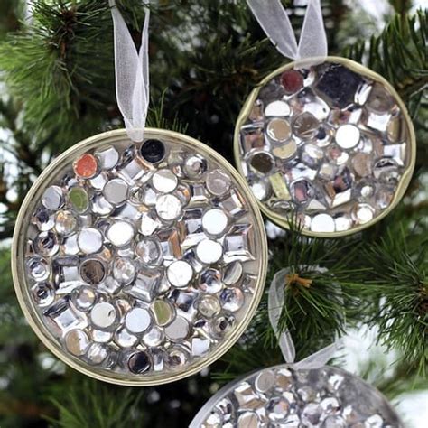 Recycled Christmas Ornaments With Rhinestones Mod Podge Rocks