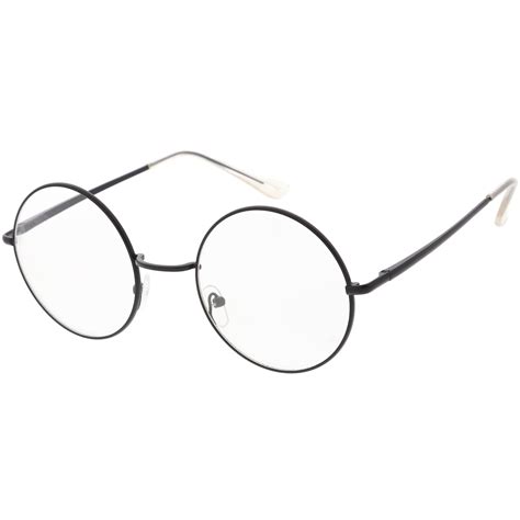 Vintage Lennon Inspired Clear Lens Round Frame Glasses 9222 Round Glasses Frames Vintage Eye