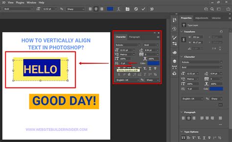How Do You Vertically Align Text In Photoshop