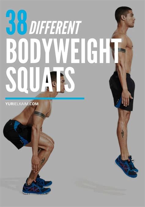38 Different Types Of Bodyweight Squats The Ultimate Guide Yuri