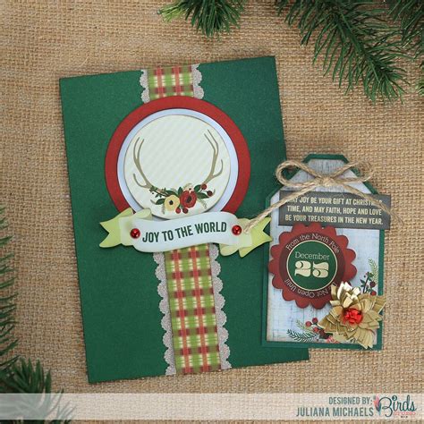 Kits include blank cards and envelopes in unique themes, designs, and colors. Christmas Card and Tag | Christmas cards, Card making kits, Christmas craft projects