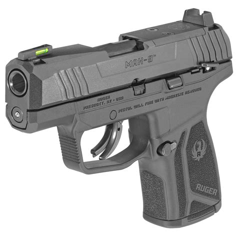 Ruger Max 9 9mm With Manual Safety Optics Ready 10 Round · Dk Firearms