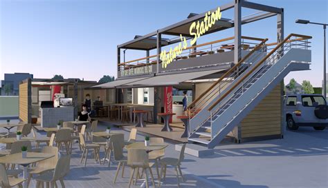 Shipping Container Cafe Freelance Architectural Design Cad Crowd