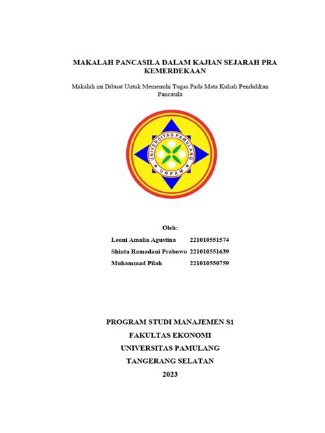 Makalah Pendidikan Pancasila Pdf