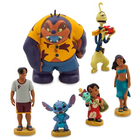 Lilo And Stitch Figure Play Set Lilo And Stitch Toys Stitch Toy Lilo