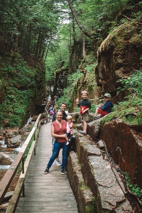Hiking The Flume Gorge In Franconia Notch State Park With Kids
