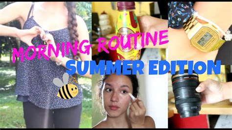 Getting Ready With Me My Morning Routine Summer Edition ♥ Youtube