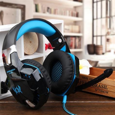 Kotion Each G2000 Game Headset Headphone With Mic Led Light Audio