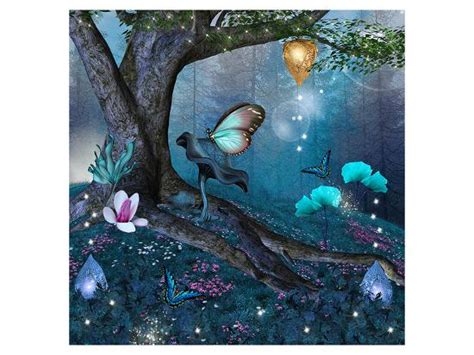 Enchanted Tree In The Forest Premium Giclee Print