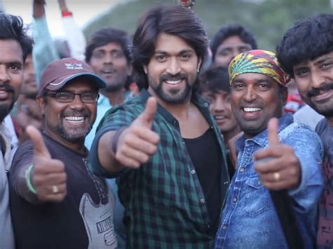 watch the making video of annange love agidhe from yash s masterpiece filmibeat