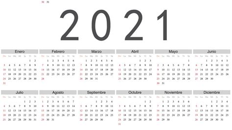 Haga sus planes hoy con estos calendarios imprimibles. El calendario laboral de 2021 tendrá 12 festivos | Aquí Madrid