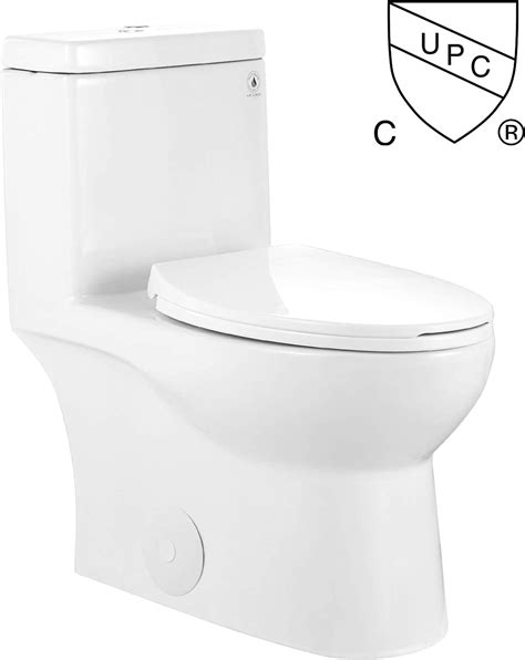 Deervalley Dv 1f52816 Dual Flush Elongated One Piece Toilet Soft